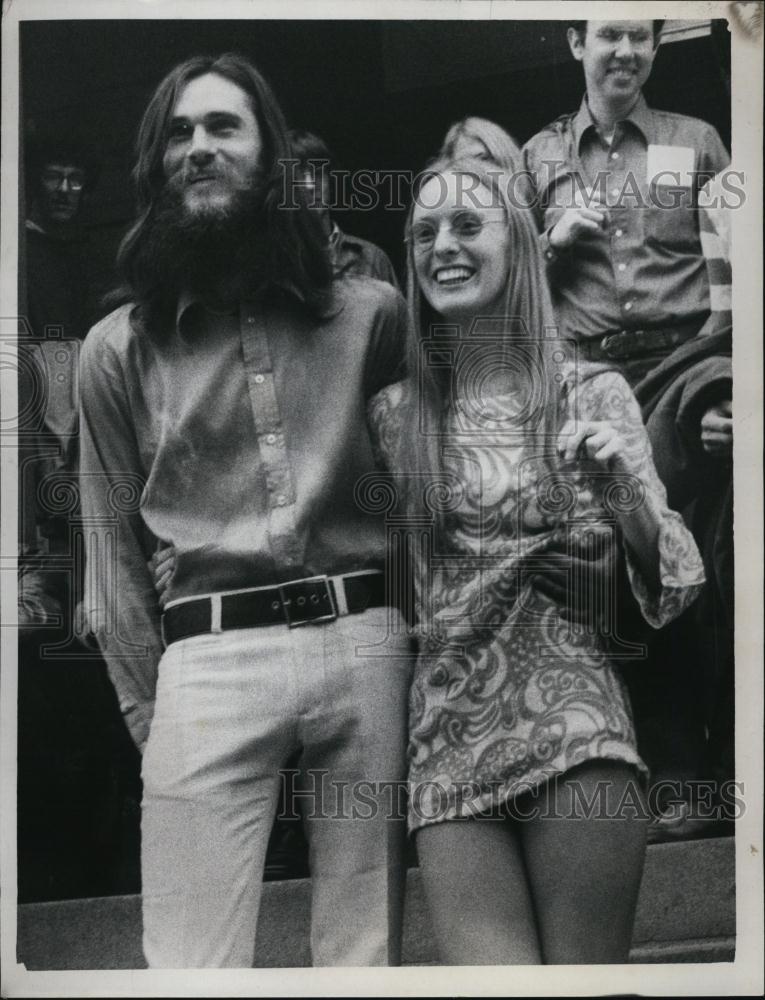 1970 Press Photo Dr Seth Maury &amp; Carolyn Peck - RSL43669 - Historic Images