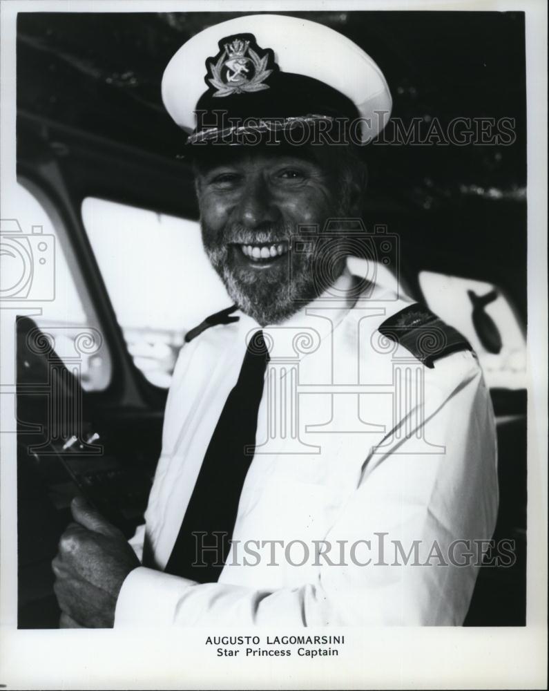 Press Photo Augusto Lagomarsini Star Princess Captain - RSL92389 - Historic Images