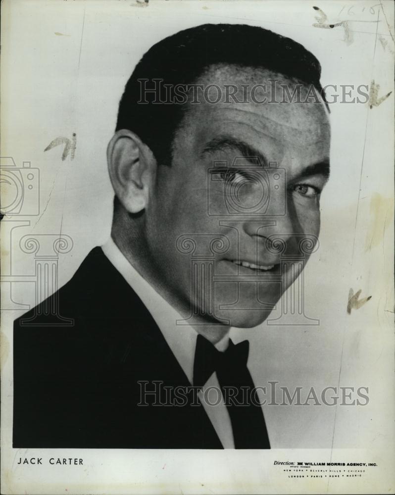 1966 Press Photo Jack Carter a Jewish-American comedian, actor and host - Historic Images