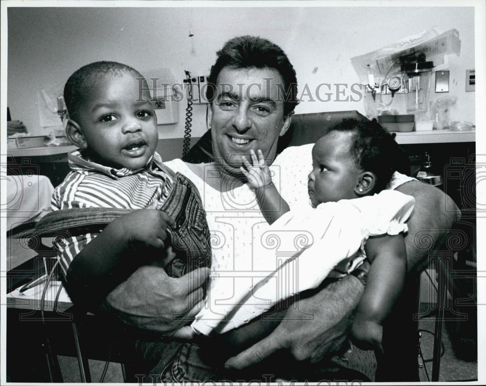 1993 Press Photo Jerry Mazzeo, Jarred Evellard, Stephanie Pierribia - RSL00067 - Historic Images