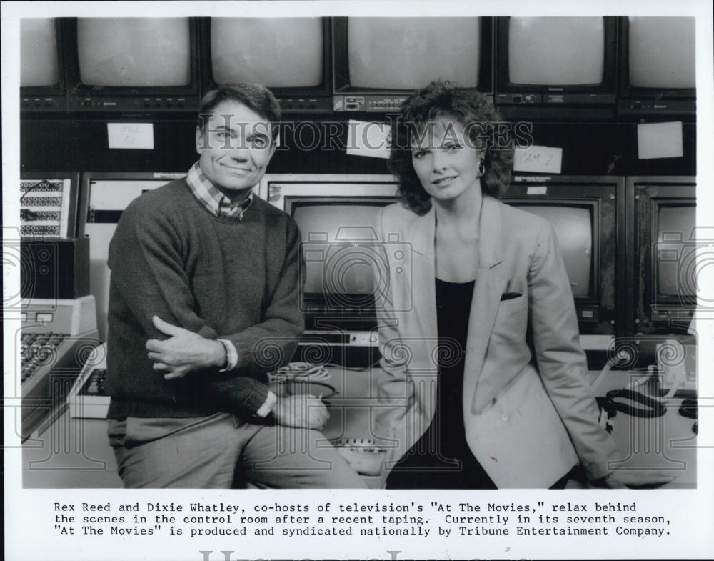 1995 Press Photo Rex Reed & Dixie Whatley,