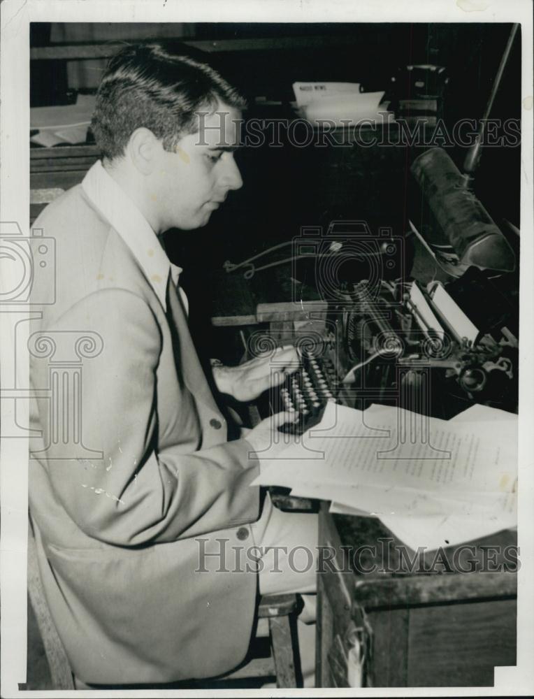 1950 Press Photo George Collotte Of East Boston - RSL02825 - Historic Images