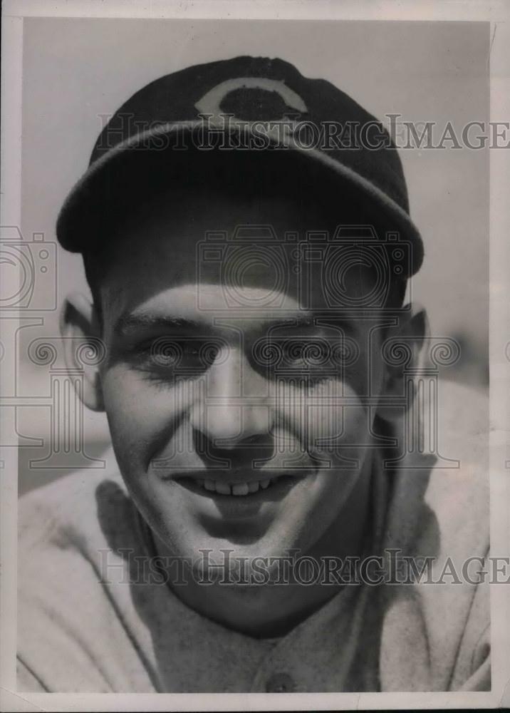 1940 Press Photo Myron Mike McCormick Outfield Rookie Cincinnati Reds Baseball - Historic Images