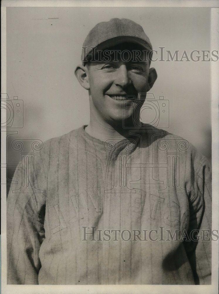 1930 Press Photo Edward McGrath, Outfielder of the Harvard Univ. Baseball Team. - Historic Images