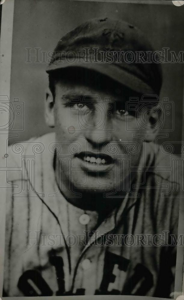 1936 Press Photo Hal Trosky of Cleveland Indians - nea02080 - Historic Images