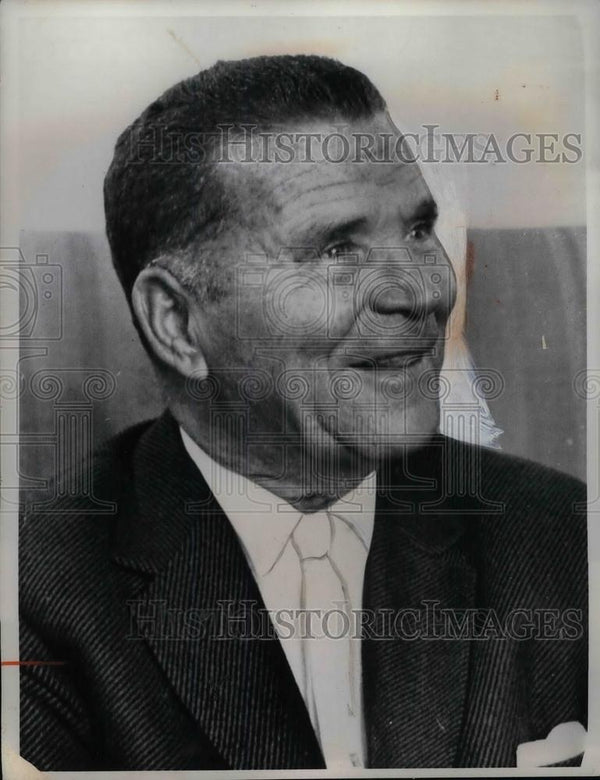 Frank Lane 1962 Vintage Press Photo Print - Historic Images