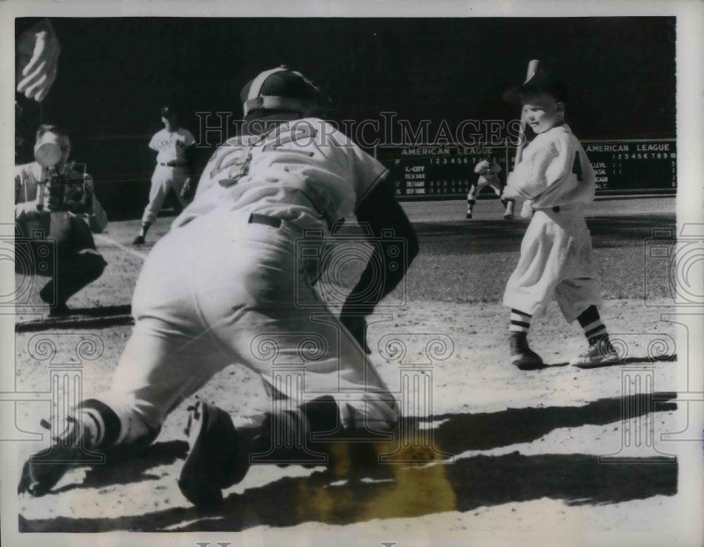 1958 Press Photo Jackie Jensen Jr. Boxton Red Sox Jackie Jensen - nea04018 - Historic Images