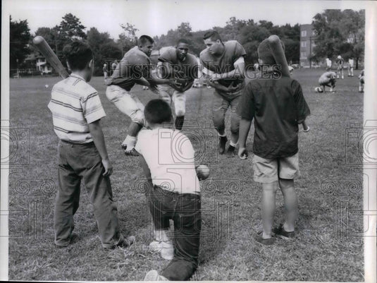 1958 Press Photo College All Star workout at Northwestern Stadium. - nea11033 - Historic Images