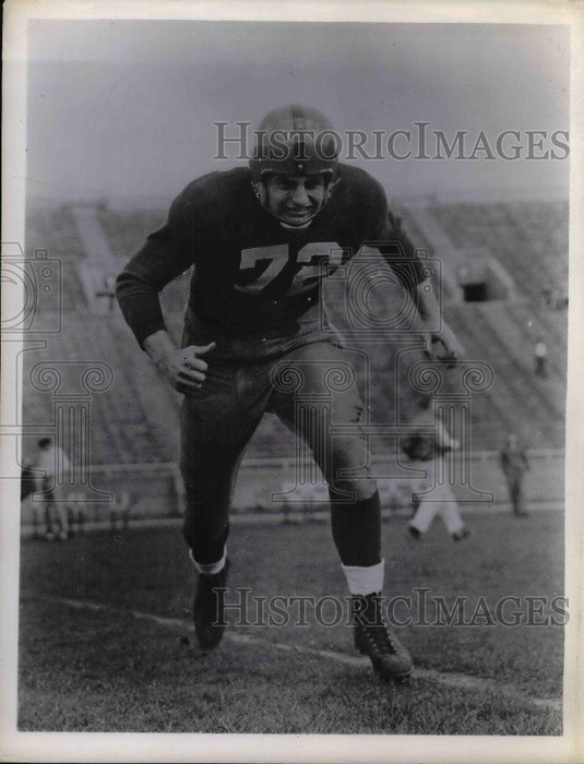 1949 Press Photo Bub Elliot, American Football Coach Southwestern College,Kansas - Historic Images