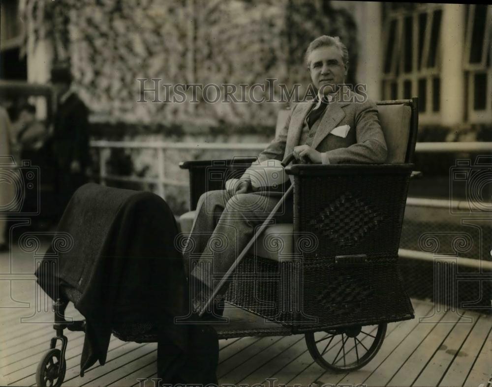 1928 Press Photo J.S, Danielson, pianist in Atlantic City, N.J. - nea16129 - Historic Images