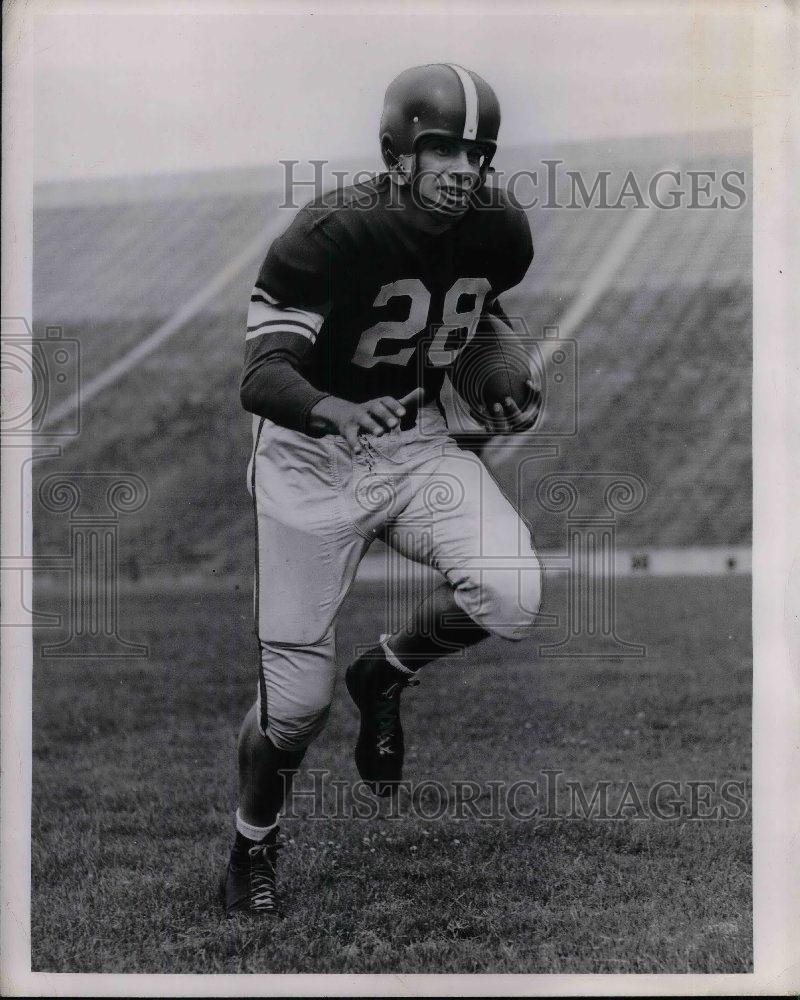 1949 Press Photo Michigan State U football player, Bob Ciodek - nea08282 - Historic Images