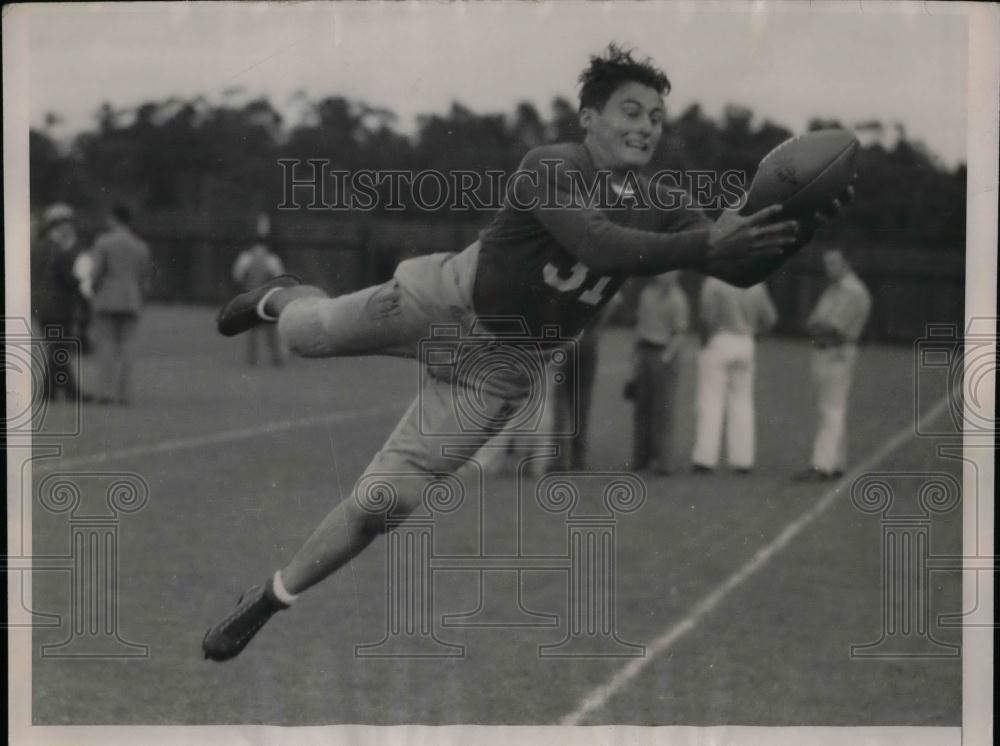 1936 Press Photo Stanford football, Alex Trompas, end - nea13356 - Historic Images