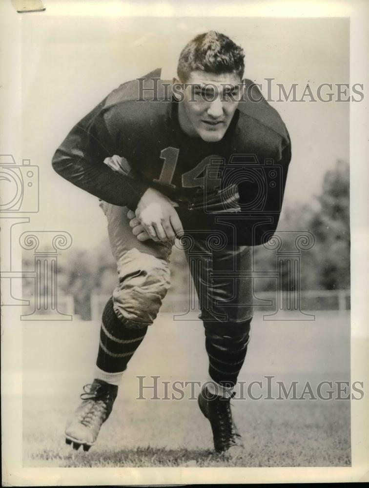 Press Photo Michigan State Football Guard Lyle Rockenbach On Field - nea13684 - Historic Images