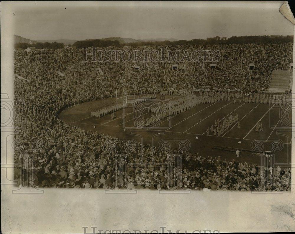 1931 Press Photo US Military Academy at Yale Bowl game - nea09428 - Historic Images