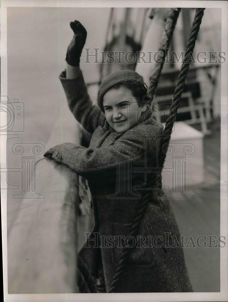 1936 Press Photo Popular Musician Pianist Ruth Slenczynski - nea16398 - Historic Images