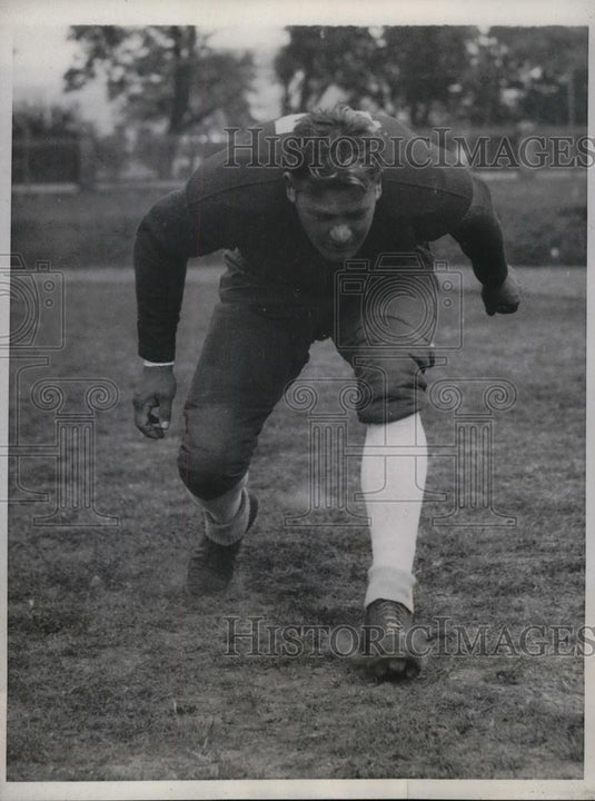 1932 Press Photo Fordham U football, tackle George Fenton - nea13538 - Historic Images