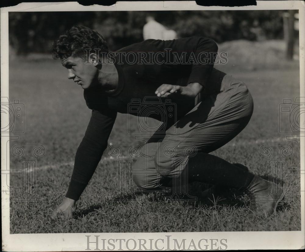 1932 Press Photo Henry Dresher Carnegie Tech Guard - nea13252 - Historic Images