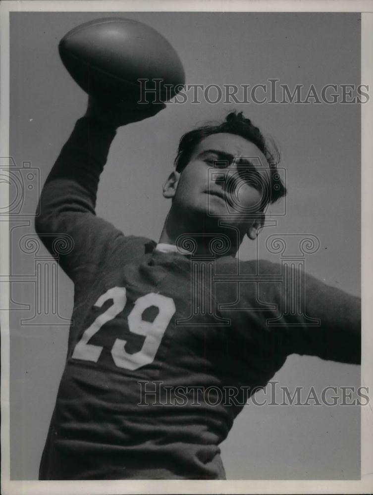 1936 Press Photo Stanford football halfback, Ed Garnier - nea12104 - Historic Images