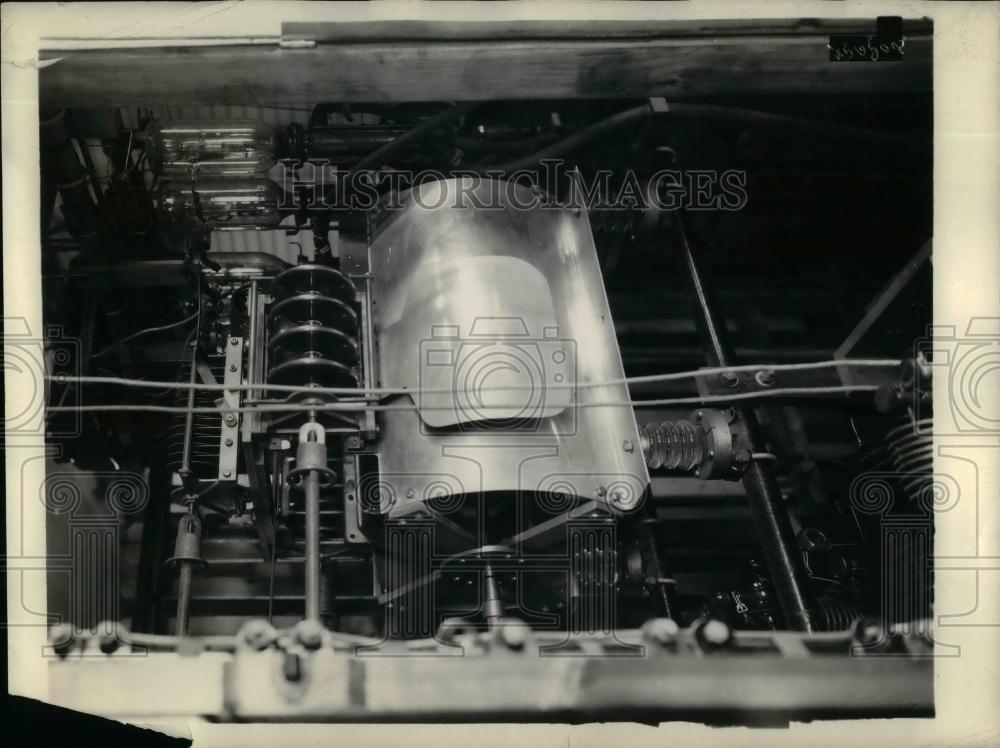 1929 Press Photo Machinery Operating At 31.58 Meters - nea16063 - Historic Images