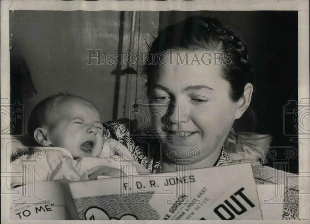 1939 Press Photo Franklin Delano Roosevelt Jones Heir to Linoleum Company - Historic Images
