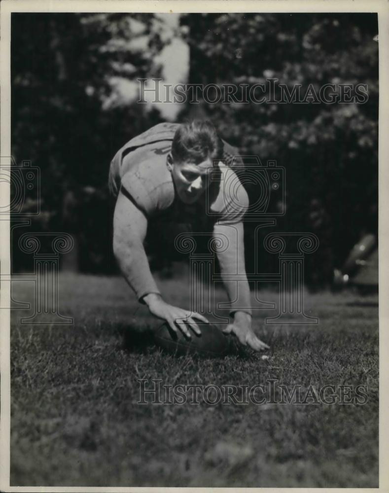 1936 Press Photo Kent State University's Joe Widowski - nea12041 - Historic Images