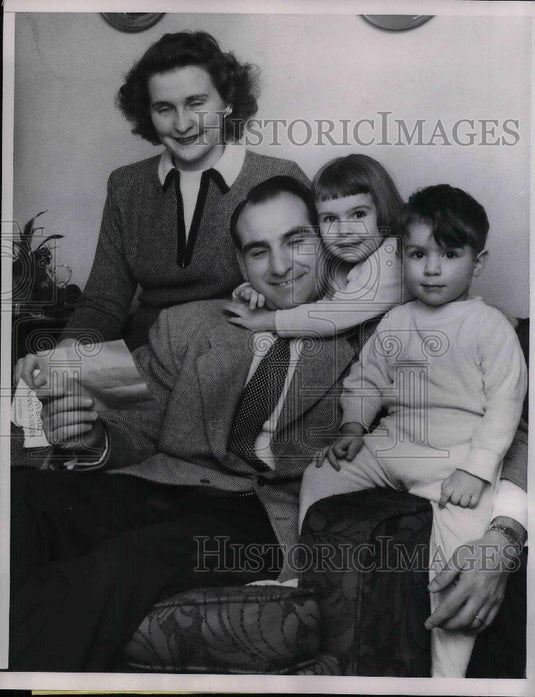 1954 Press Photo Vince DiFrancesca,Western Illinois College Football player. - Historic Images