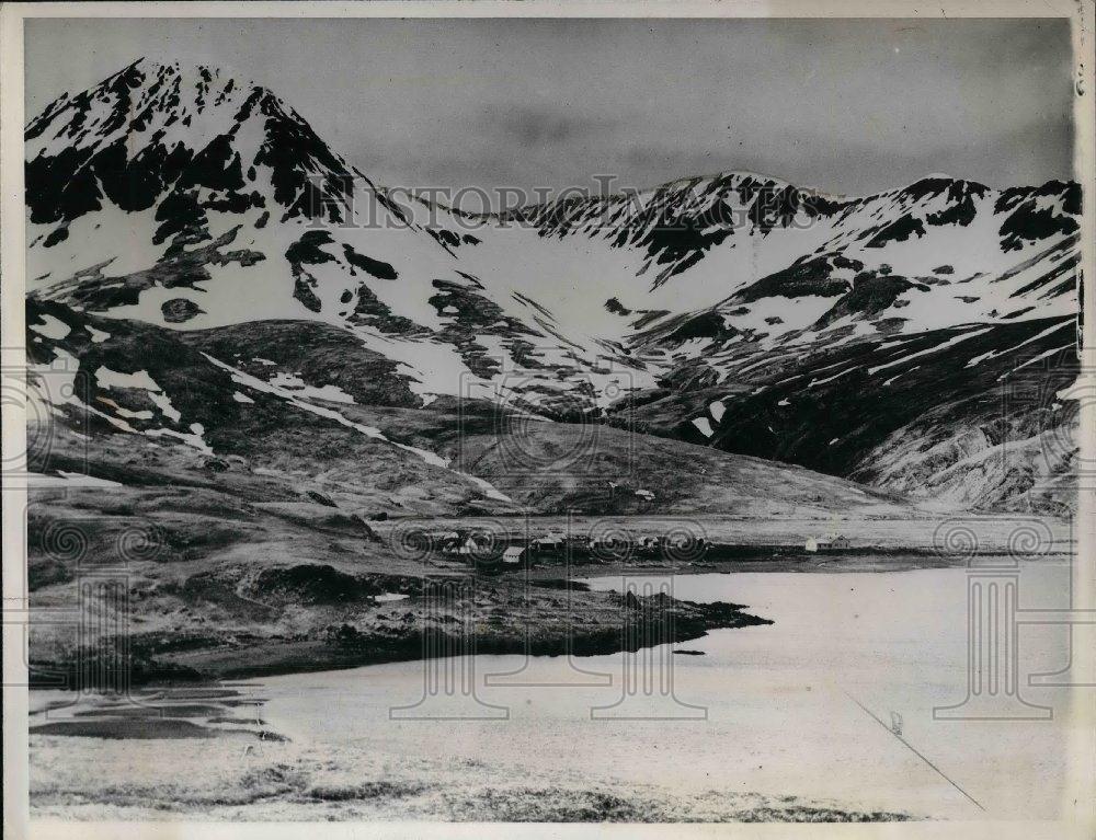 1942 Press Photo Atiu in Aleutian Island where Japanese forces landed. - Historic Images