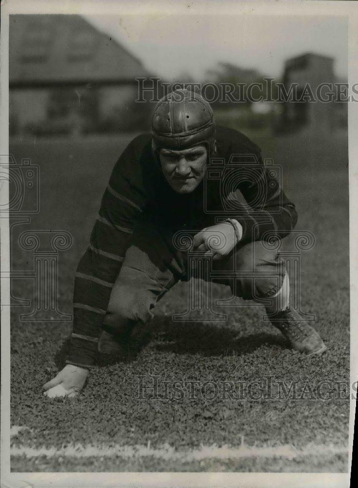 1931 Press Photo Princeton football player, Stuart Pockenbury - nea08888 - Historic Images