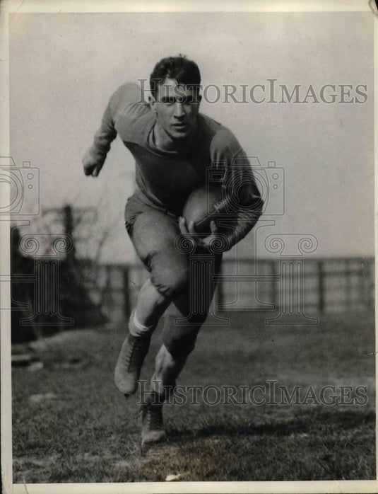 1933 Press Photo Howie O'Dell, halfback for University of Pittsburgh - nea13523 - Historic Images