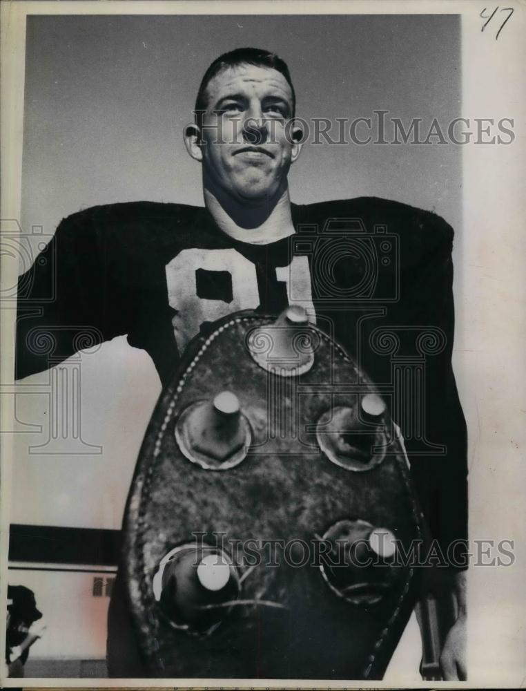 1960 Press Photo Jim Rogers Minneapolis Football Player - nea12123 - Historic Images