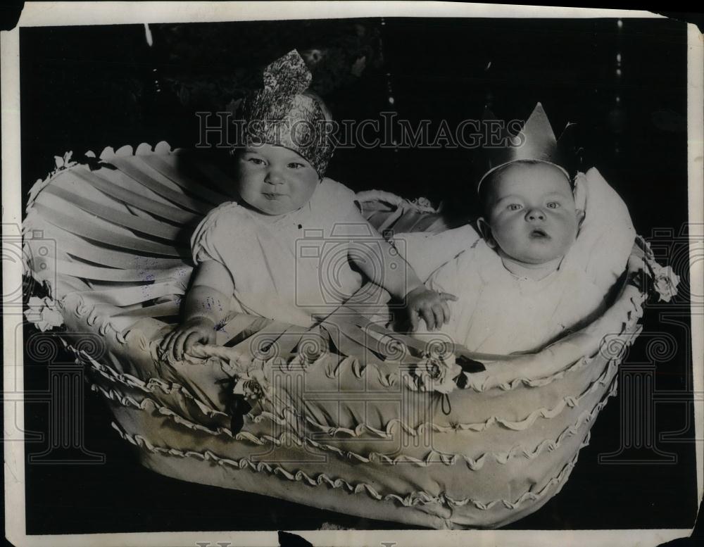 1931 Press Photo Marilyn Lowery &amp; James Nickson Named King &amp; Queen Of Babyland - Historic Images