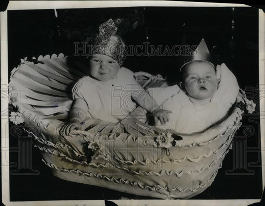 1931 Press Photo Marilyn Lowery & James Nickson Named King & Queen Of Babyland - Historic Images