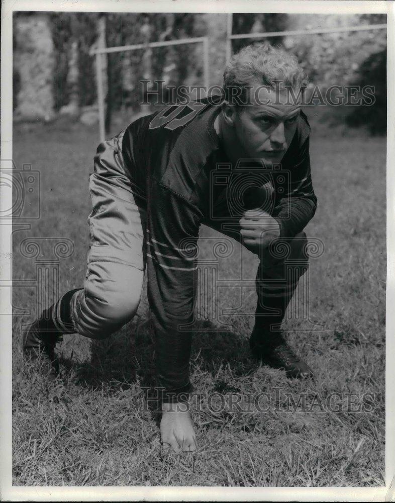 1940 Press Photo Carnegie Tech Guard Bob Deminy - nea08205 - Historic Images