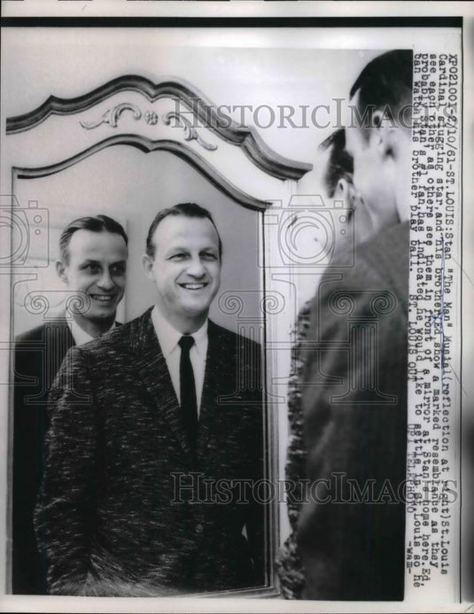 1951 Press Photo Stan "The Man" Musial St Louis Cardinals Outfielder - nea18383 - Historic Images