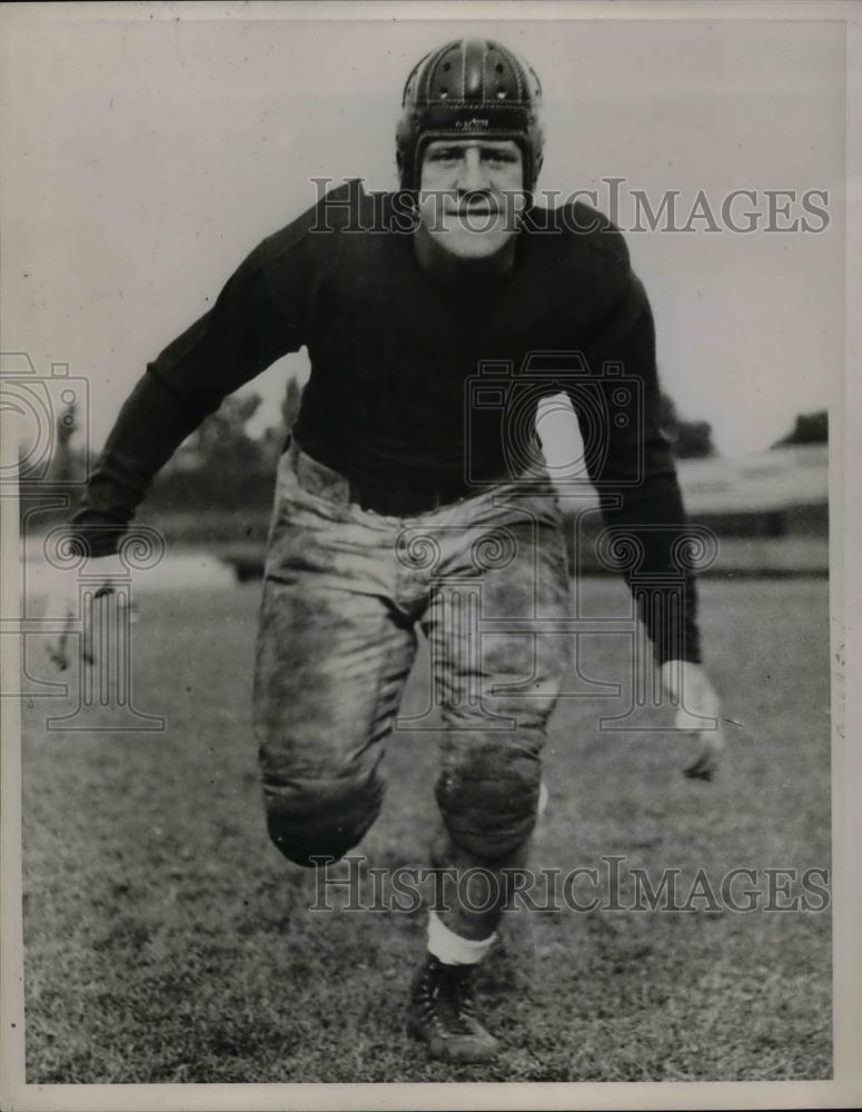Young Steve Reed Northwestern Right Guard Steve Reed 1936 Vintage Press Photo Print ...