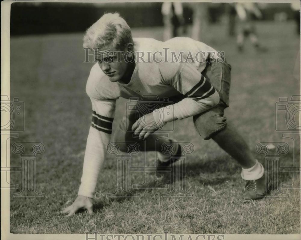 1930 Press Photo John Preston End fielder for Stanford University - nea13892 - Historic Images