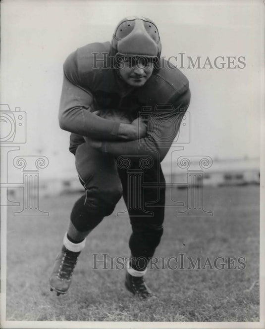 1940 Press Photo Navy Academy College Back John P. Harrell - nea13965 - Historic Images