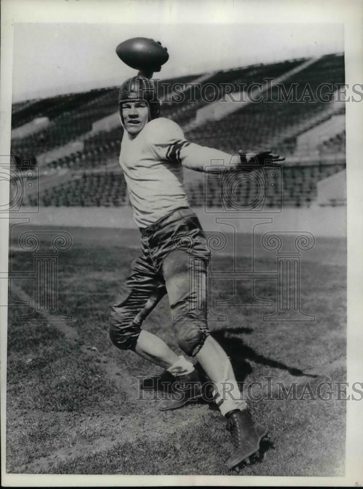 1936 Press Photo Don Heap, Captain Northwestern University - nea14068 - Historic Images