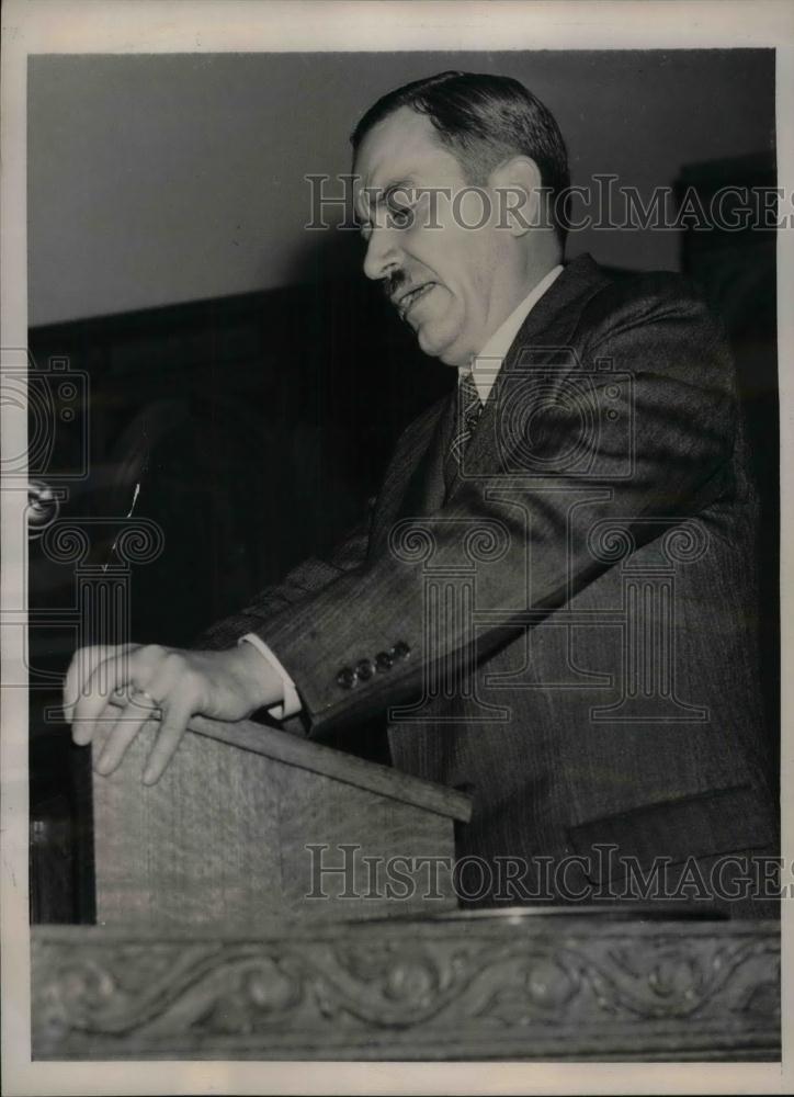 1939 Press Photo Earl Browder, General Secretary of Communist Party at Yale Univ - Historic Images