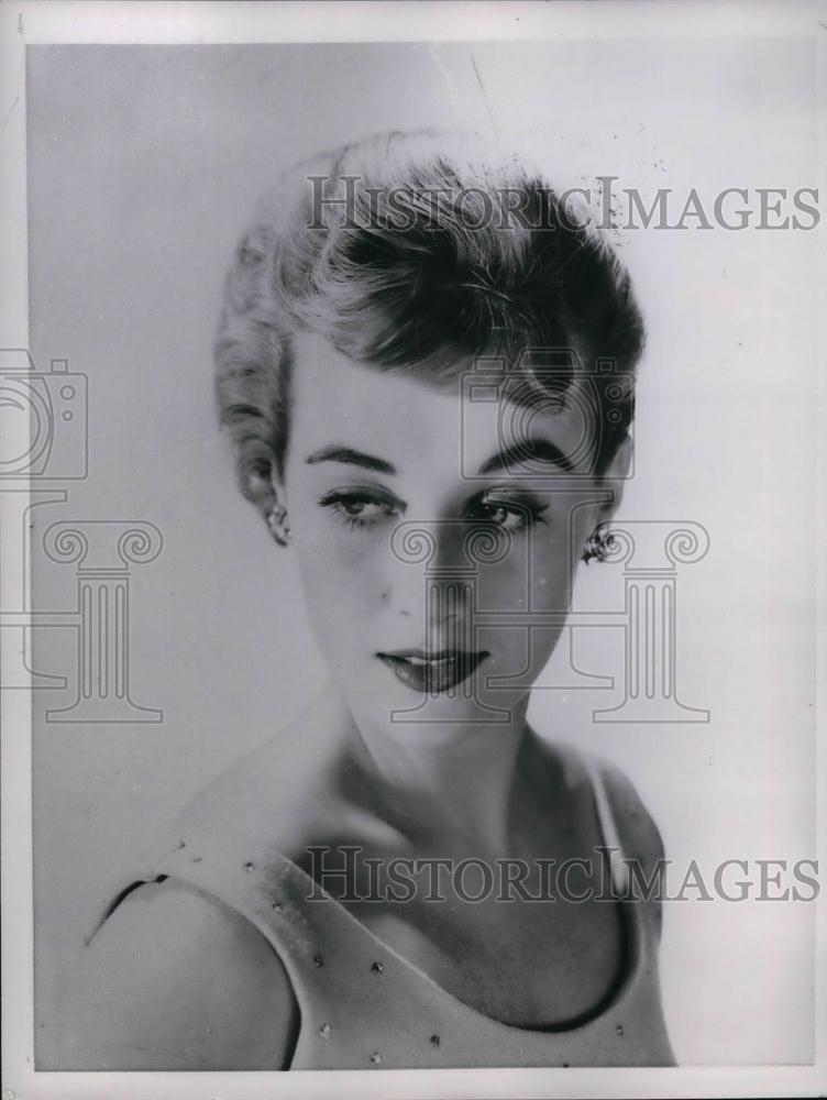 1955 Press Photo Short Hair Style - nea19761 - Historic Images