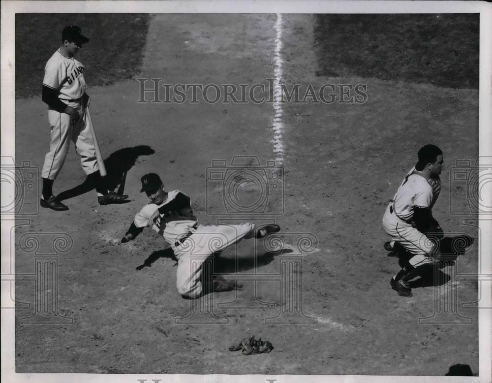 1952 Press Photo New York Giants Playing in Phoenix - Historic Images