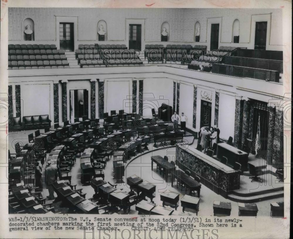 1965 Press Photo General View Of The U.S. Chambers During First Meeting - Historic Images