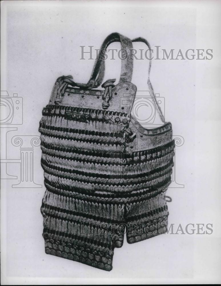 1962 Press Photo Japan Ancient Armour: Haraate Yamagami &quot;18-9 cent&quot; - nea27718 - Historic Images