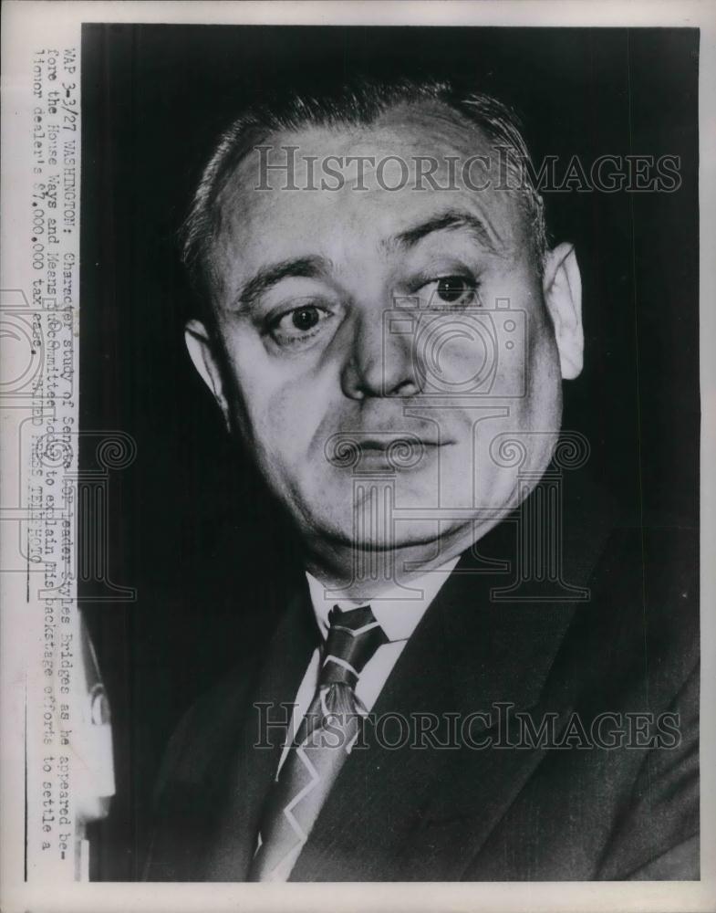 1952 Press Photo Senator Styles Bridges - nea25591 - Historic Images