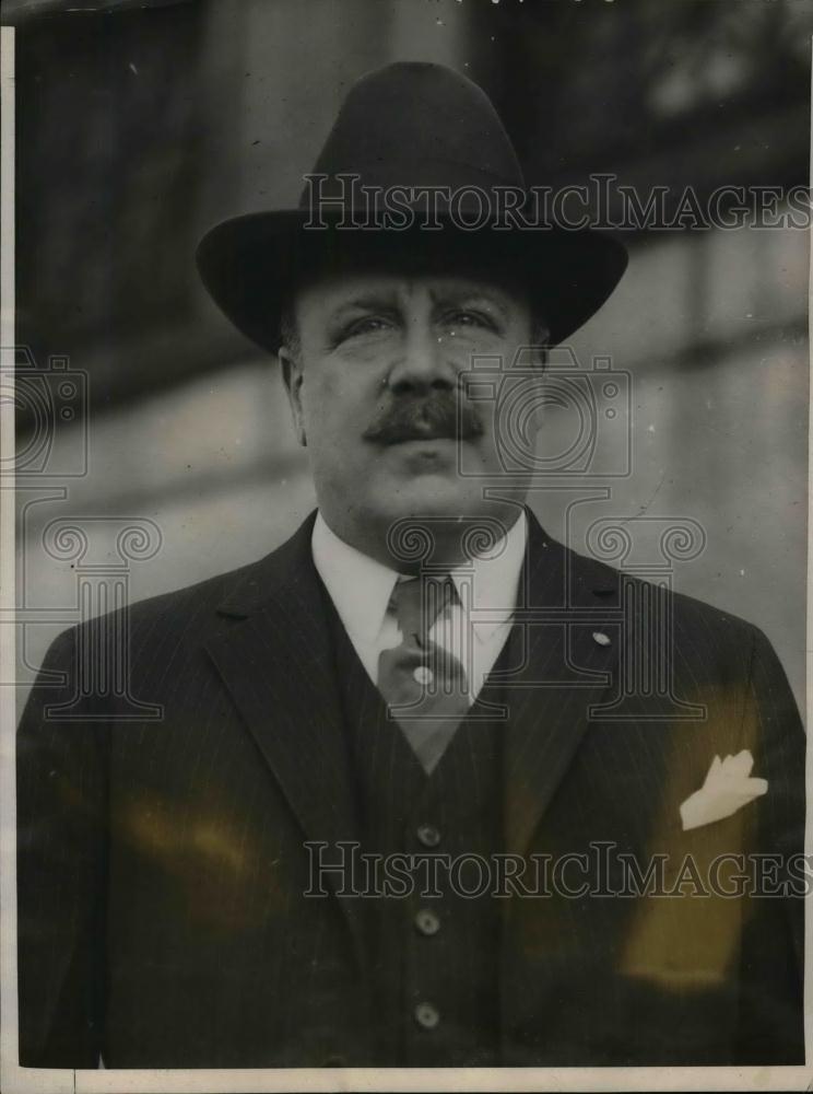 1909 Press Photo Frank Hall owner of Boston hotel where Pres Coolidge lived - Historic Images