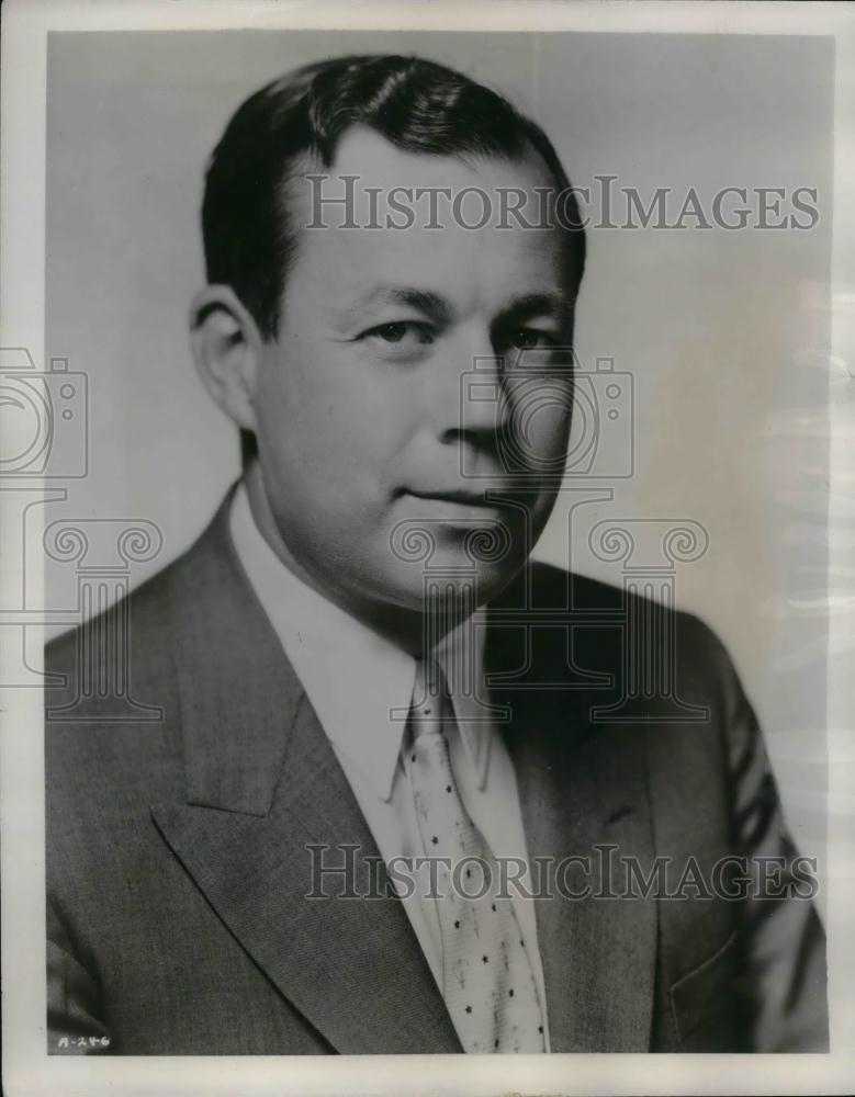 1958 Press Photo Fred M. Hauserman, President of E.F. Hauserman Co., Cleveland - Historic Images