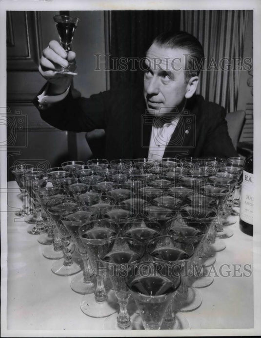 1960 Press Photo Eugene Hiller, National President of the Int'l Geneva Assoc. - Historic Images
