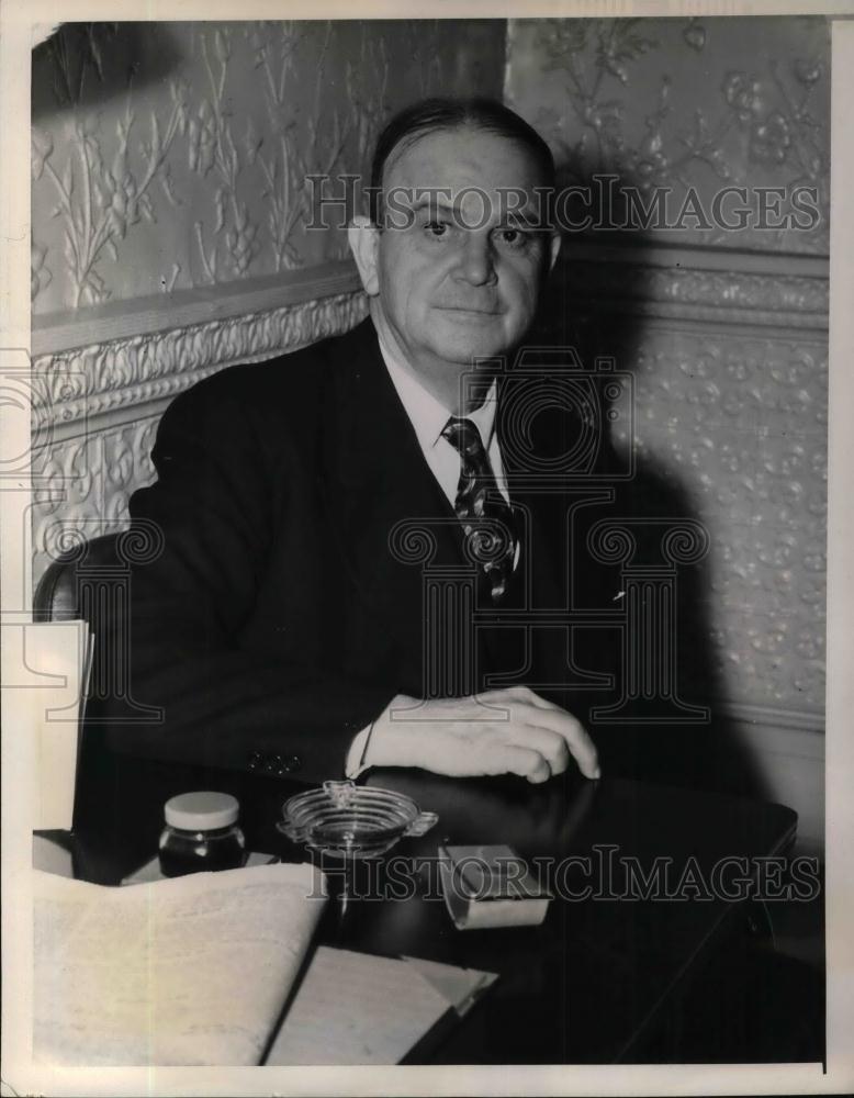 1940 Press Photo Justice Samuel Shull - nea25641 - Historic Images