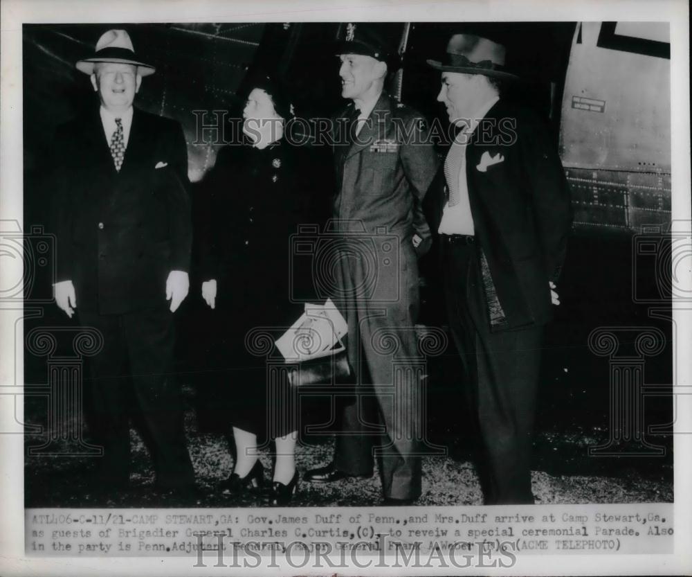 1950 Press Photo Governor &amp; Mrs &amp; James Duff Pennsylvania - nea21942 - Historic Images
