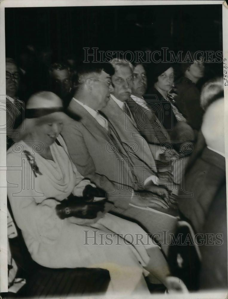 1932 Press Photo Rep Natl Convention,Caulfield,Nagel,Curtis,Weyth, Gehrig - Historic Images